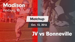 Matchup: Madison  vs. JV vs Bonneville 2016