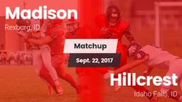 Matchup: Madison  vs. Hillcrest  2017