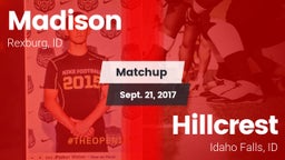 Matchup: Madison  vs. Hillcrest  2017