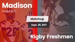 Matchup: Madison  vs. Rigby Freshmen 2017