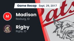 Recap: Madison  vs. Rigby  2017