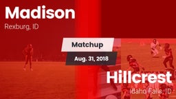 Matchup: Madison  vs. Hillcrest  2018
