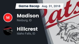 Recap: Madison  vs. Hillcrest  2018