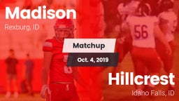 Matchup: Madison  vs. Hillcrest  2019