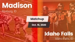 Matchup: Madison  vs. Idaho Falls  2020