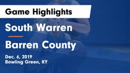 South Warren  vs Barren County  Game Highlights - Dec. 6, 2019