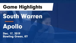 South Warren  vs Apollo  Game Highlights - Dec. 17, 2019