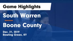 South Warren  vs Boone County  Game Highlights - Dec. 21, 2019