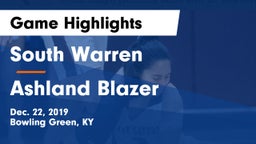 South Warren  vs Ashland Blazer  Game Highlights - Dec. 22, 2019
