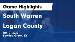 South Warren  vs Logan County  Game Highlights - Jan. 7, 2020