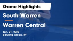 South Warren  vs Warren Central  Game Highlights - Jan. 21, 2020