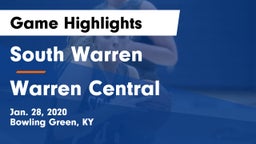 South Warren  vs Warren Central  Game Highlights - Jan. 28, 2020