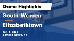 South Warren  vs Elizabethtown  Game Highlights - Jan. 8, 2021
