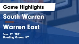 South Warren  vs Warren East  Game Highlights - Jan. 22, 2021