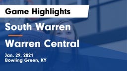 South Warren  vs Warren Central  Game Highlights - Jan. 29, 2021