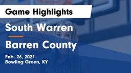 South Warren  vs Barren County  Game Highlights - Feb. 26, 2021