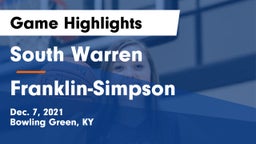 South Warren  vs Franklin-Simpson  Game Highlights - Dec. 7, 2021