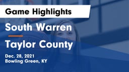 South Warren  vs Taylor County  Game Highlights - Dec. 28, 2021