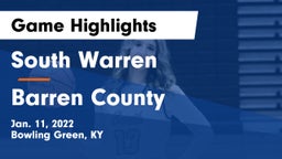 South Warren  vs Barren County  Game Highlights - Jan. 11, 2022