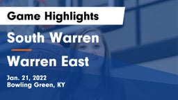 South Warren  vs Warren East  Game Highlights - Jan. 21, 2022