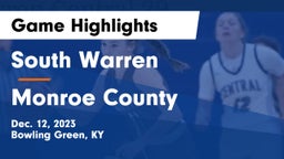 South Warren  vs Monroe County  Game Highlights - Dec. 12, 2023