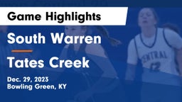 South Warren  vs Tates Creek  Game Highlights - Dec. 29, 2023