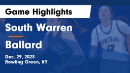 South Warren  vs Ballard  Game Highlights - Dec. 29, 2023