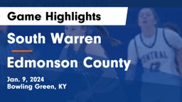 South Warren  vs Edmonson County  Game Highlights - Jan. 9, 2024