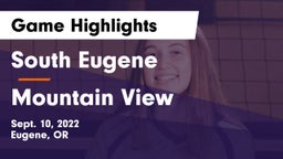 South Eugene  vs Mountain View  Game Highlights - Sept. 10, 2022