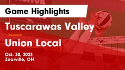 Tuscarawas Valley  vs Union Local Game Highlights - Oct. 30, 2023