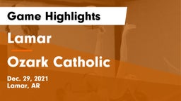 Lamar  vs Ozark Catholic  Game Highlights - Dec. 29, 2021