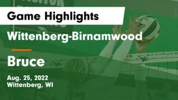 Wittenberg-Birnamwood  vs Bruce Game Highlights - Aug. 25, 2022