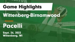 Wittenberg-Birnamwood  vs Pacelli  Game Highlights - Sept. 26, 2022