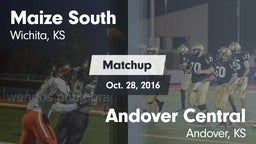 Matchup: Maize South High Sch vs. Andover Central  2016