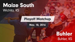 Matchup: Maize South High Sch vs. Buhler  2016