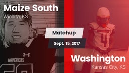 Matchup: Maize South High Sch vs. Washington  2017