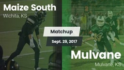 Matchup: Maize South High Sch vs. Mulvane  2017