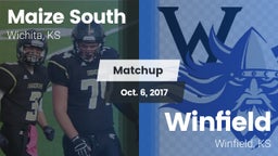 Matchup: Maize South High Sch vs. Winfield  2017