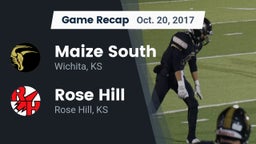 Recap: Maize South  vs. Rose Hill  2017