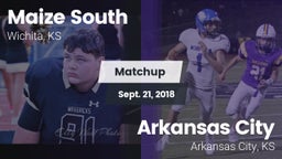 Matchup: Maize South High Sch vs. Arkansas City  2018