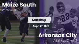 Matchup: Maize South High Sch vs. Arkansas City  2019