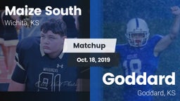 Matchup: Maize South High Sch vs. Goddard  2019