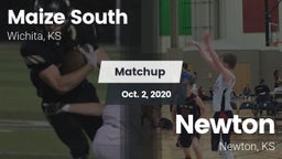 Matchup: Maize South High Sch vs. Newton  2020