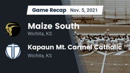 Recap: Maize South  vs. Kapaun Mt. Carmel Catholic  2021