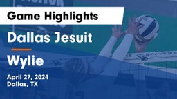Dallas Jesuit  vs Wylie  Game Highlights - April 27, 2024
