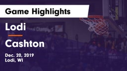 Lodi  vs Cashton  Game Highlights - Dec. 20, 2019