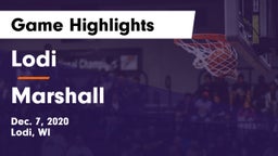 Lodi  vs Marshall  Game Highlights - Dec. 7, 2020