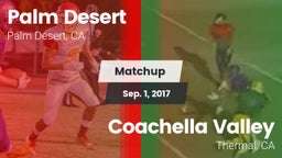 Matchup: Palm Desert High vs. Coachella Valley  2017