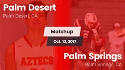 Matchup: Palm Desert High vs. Palm Springs  2017