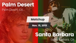 Matchup: Palm Desert High vs. Santa Barbara  2019